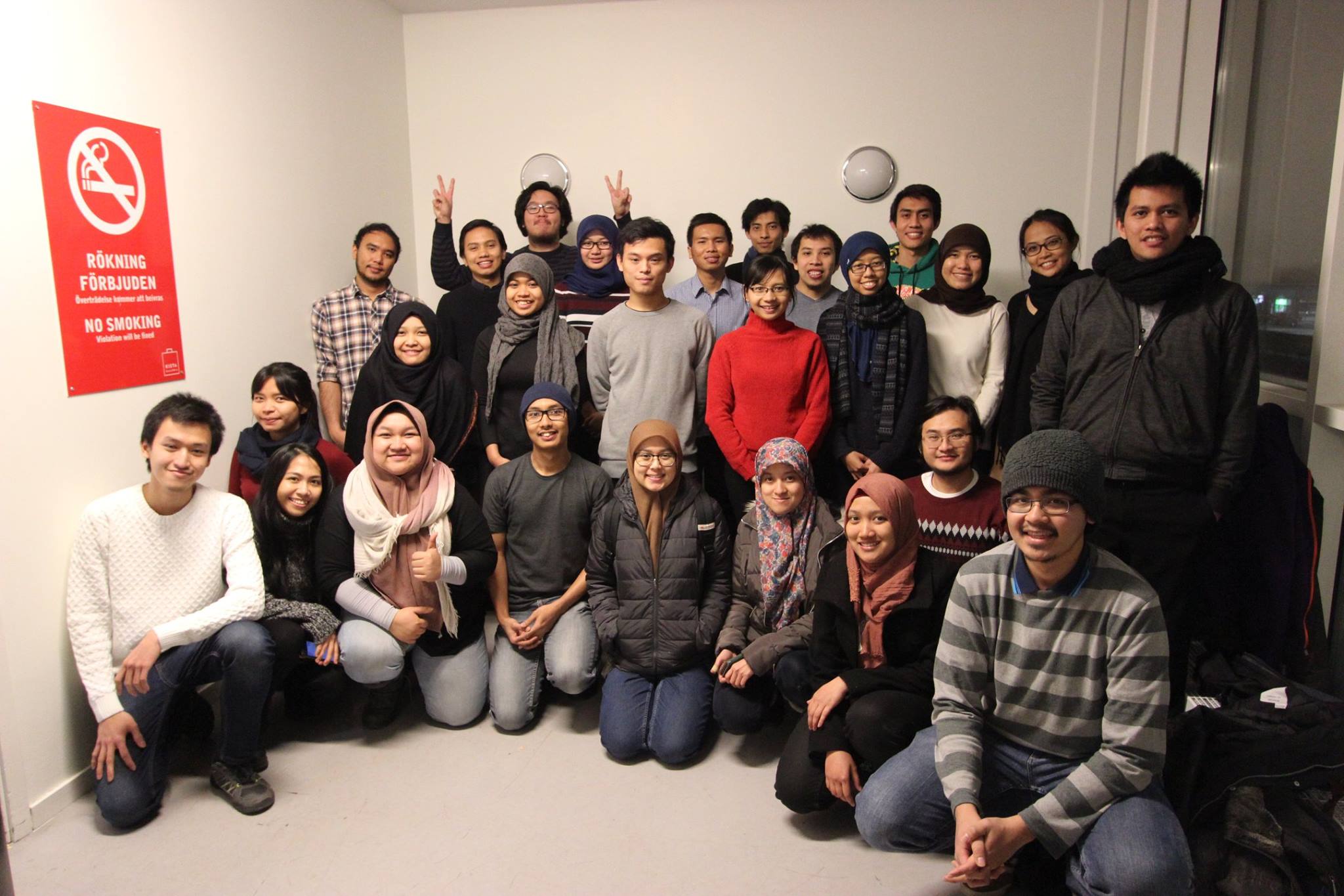 sebagian dari mahasiswa Indonesia di Stockholm