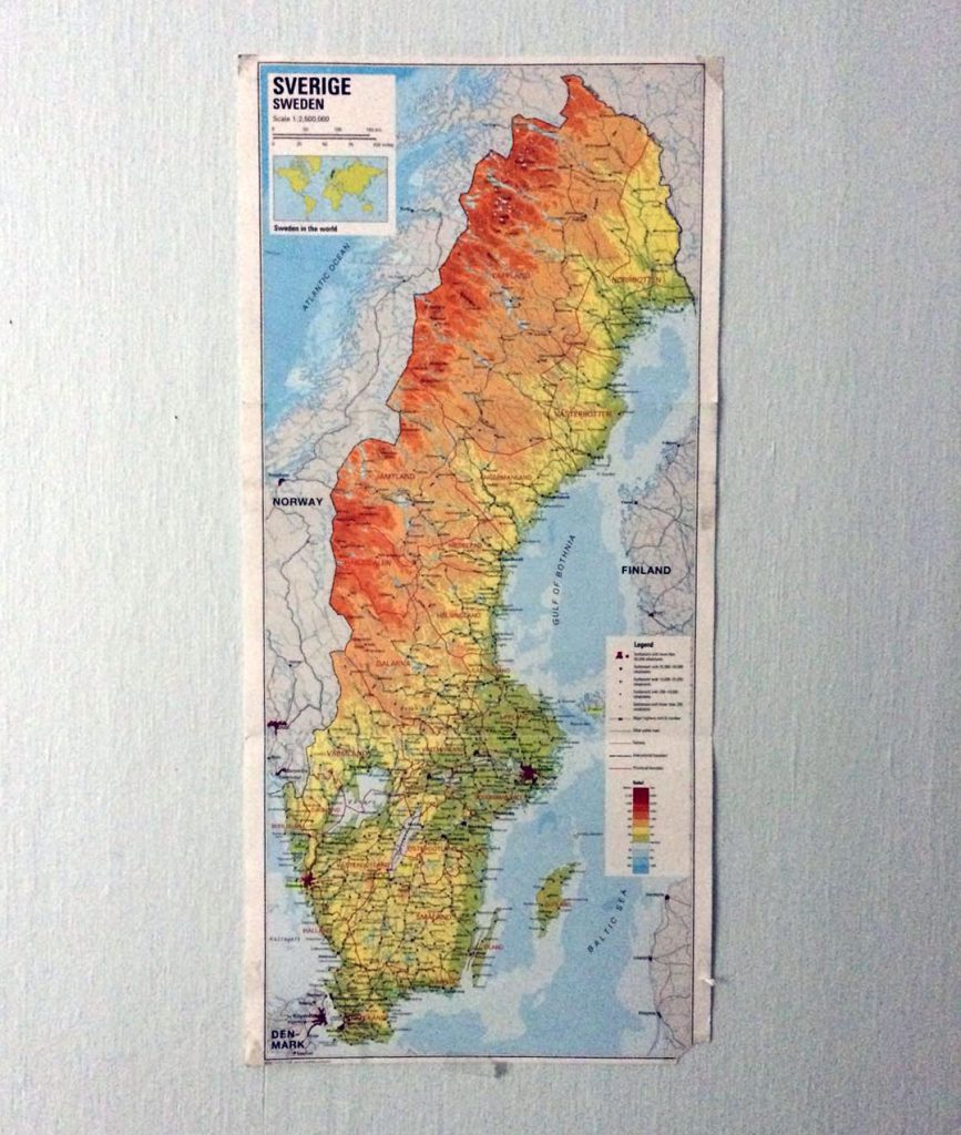 Peta Swedia