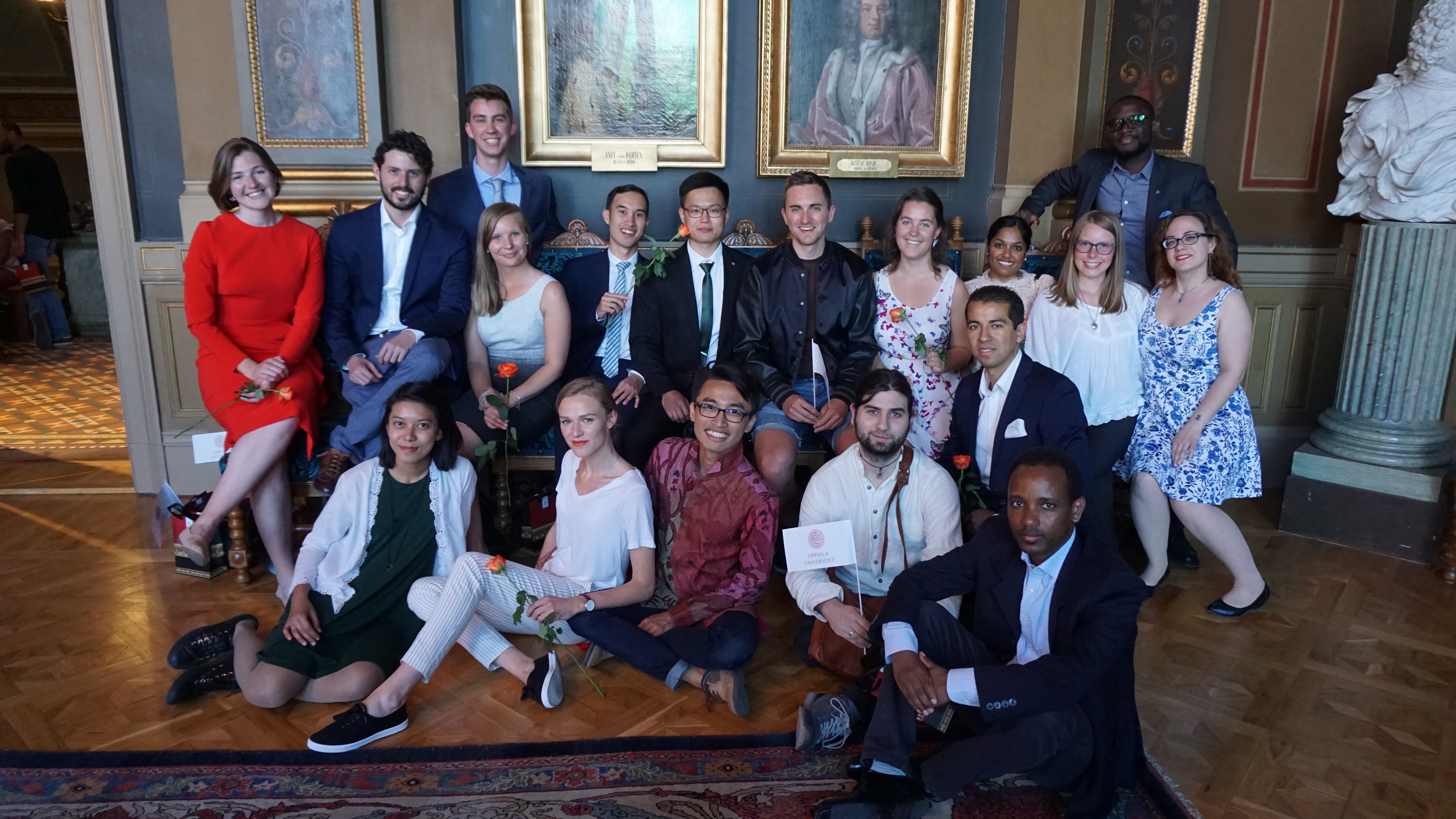 Sebagian dari teman-teman di program Master in Sustainable Development Uppsala University